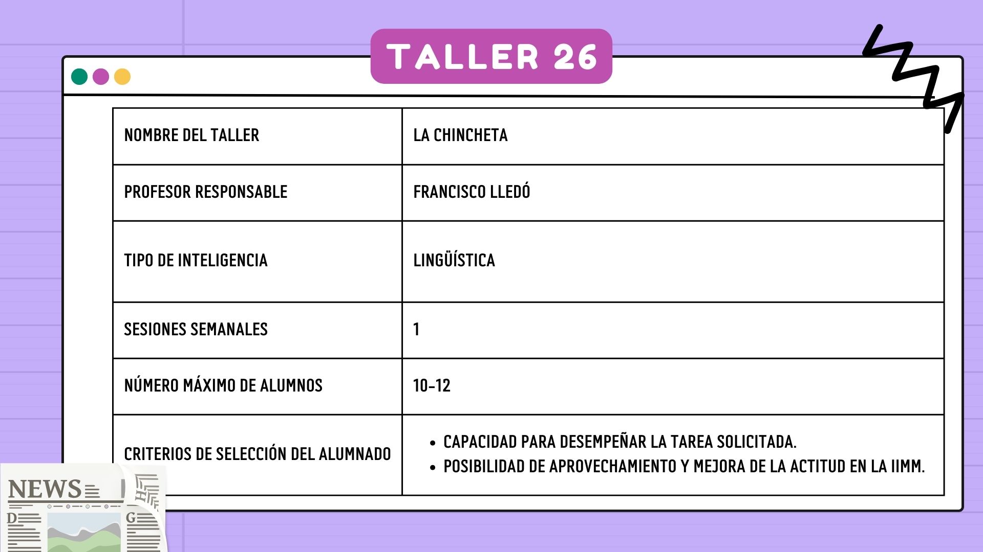 LaChincheta24 25